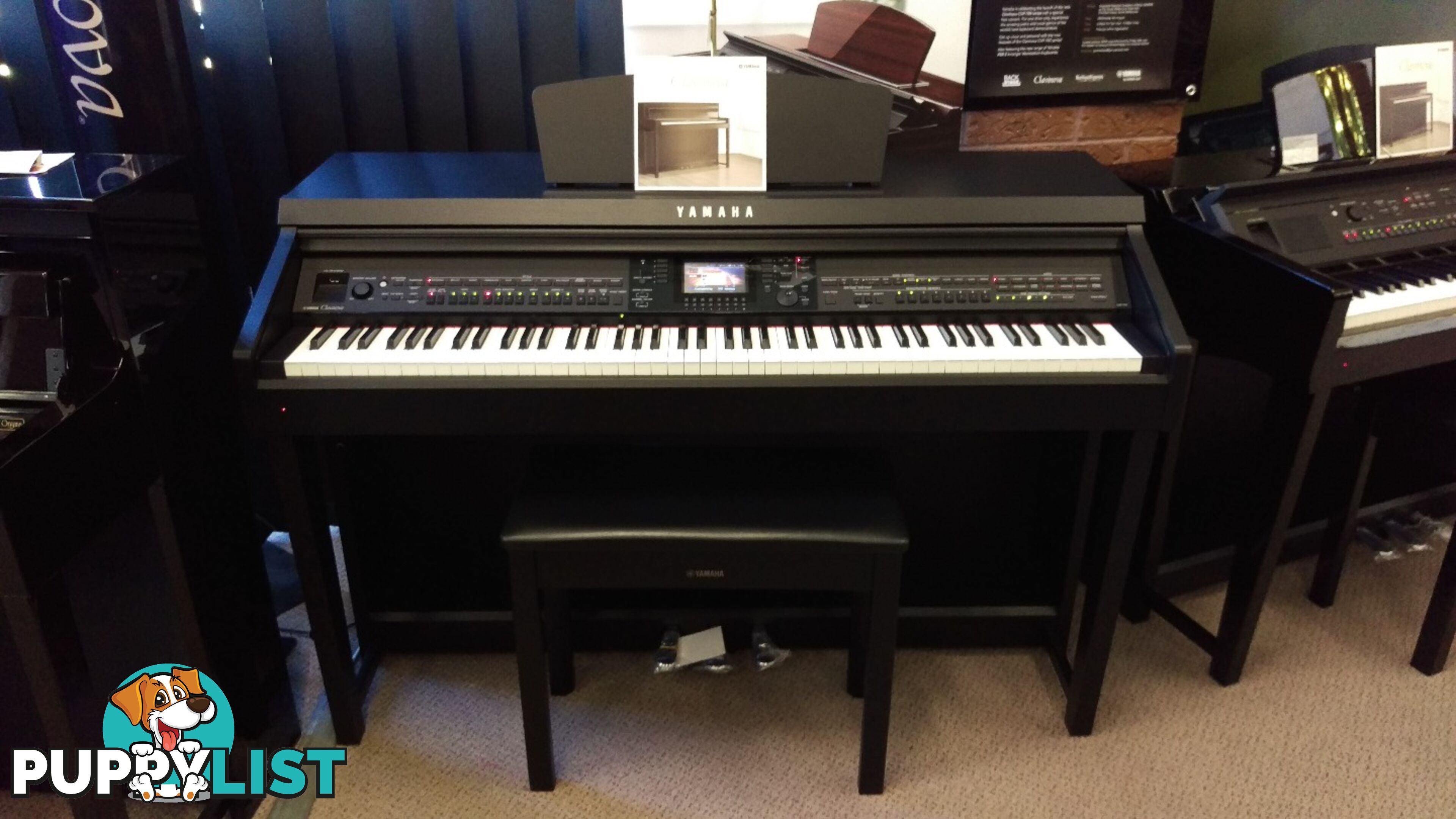 Yamaha Clavinova CVP701  Polished Ebony Digital Piano  CVP700 series