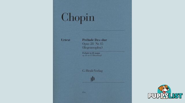 Chopin - Prelude D flat major op. 28 no. 15 (Raindrop) HN854