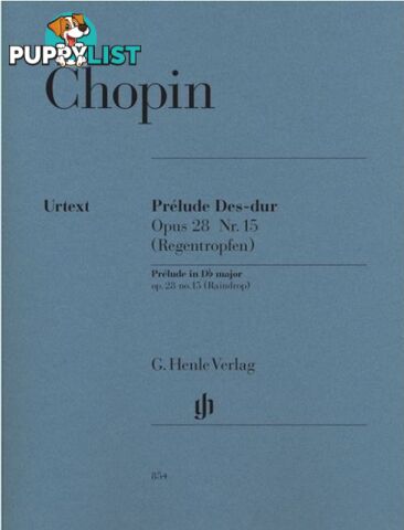 Chopin - Prelude D flat major op. 28 no. 15 (Raindrop) HN854