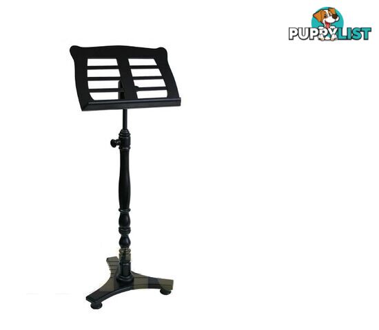 Black Wooden Music Stand  