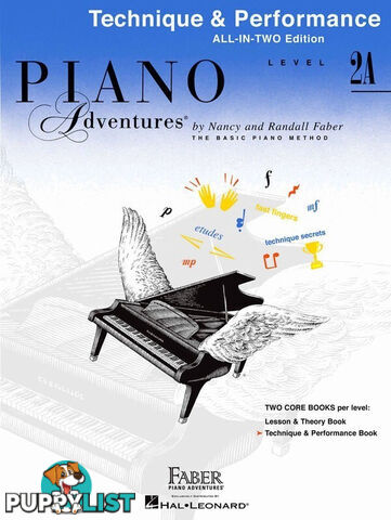 Piano Adventures All-In-Two Level 2A  Technique & Performance Book