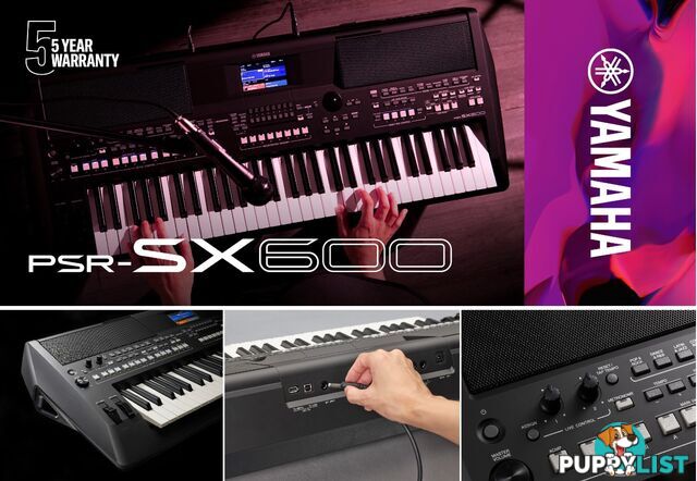 Yamaha  Arranger Workstations Keyboard ~The all new PSR-SX600