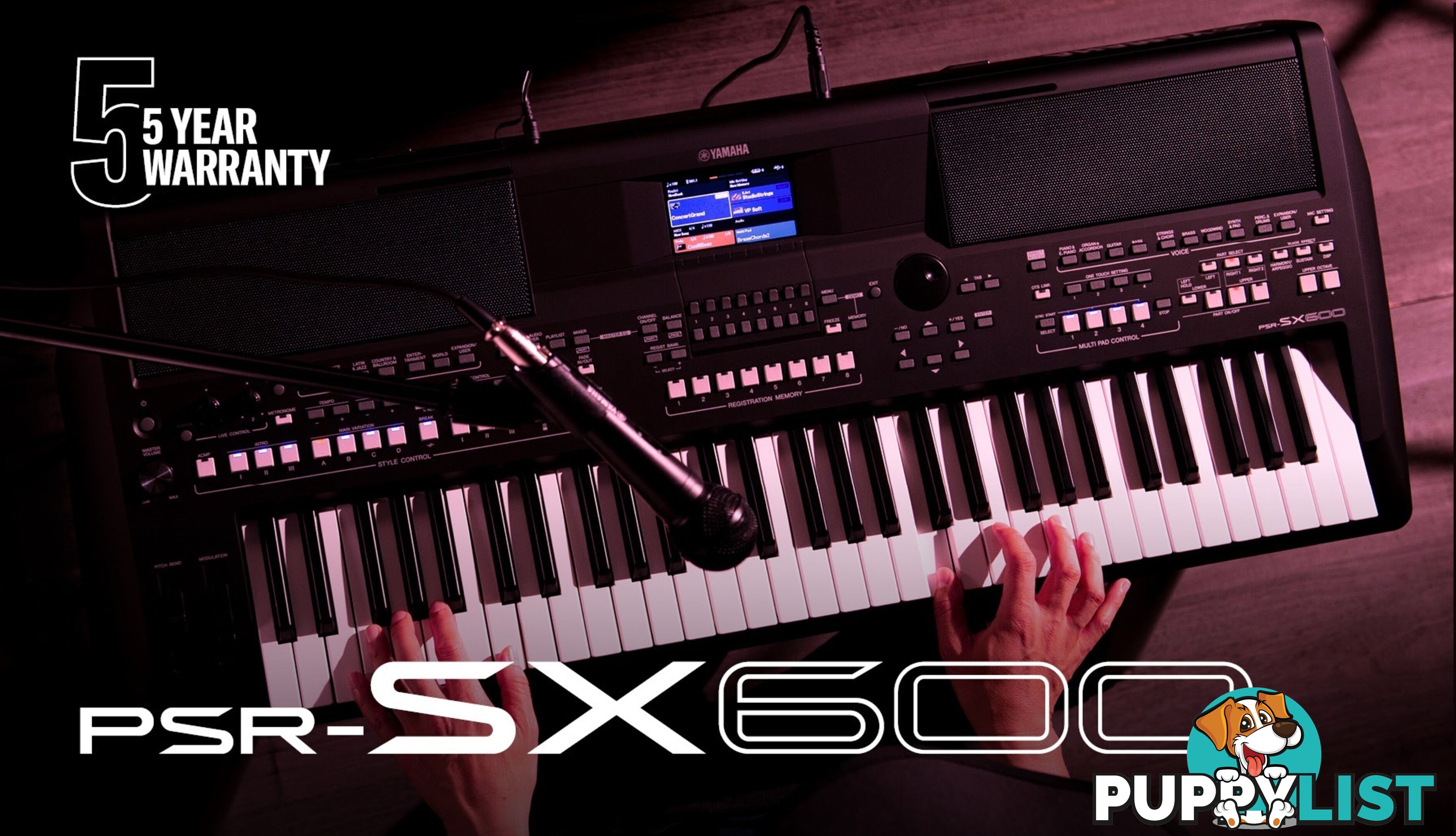 Yamaha  Arranger Workstations Keyboard ~The all new PSR-SX600