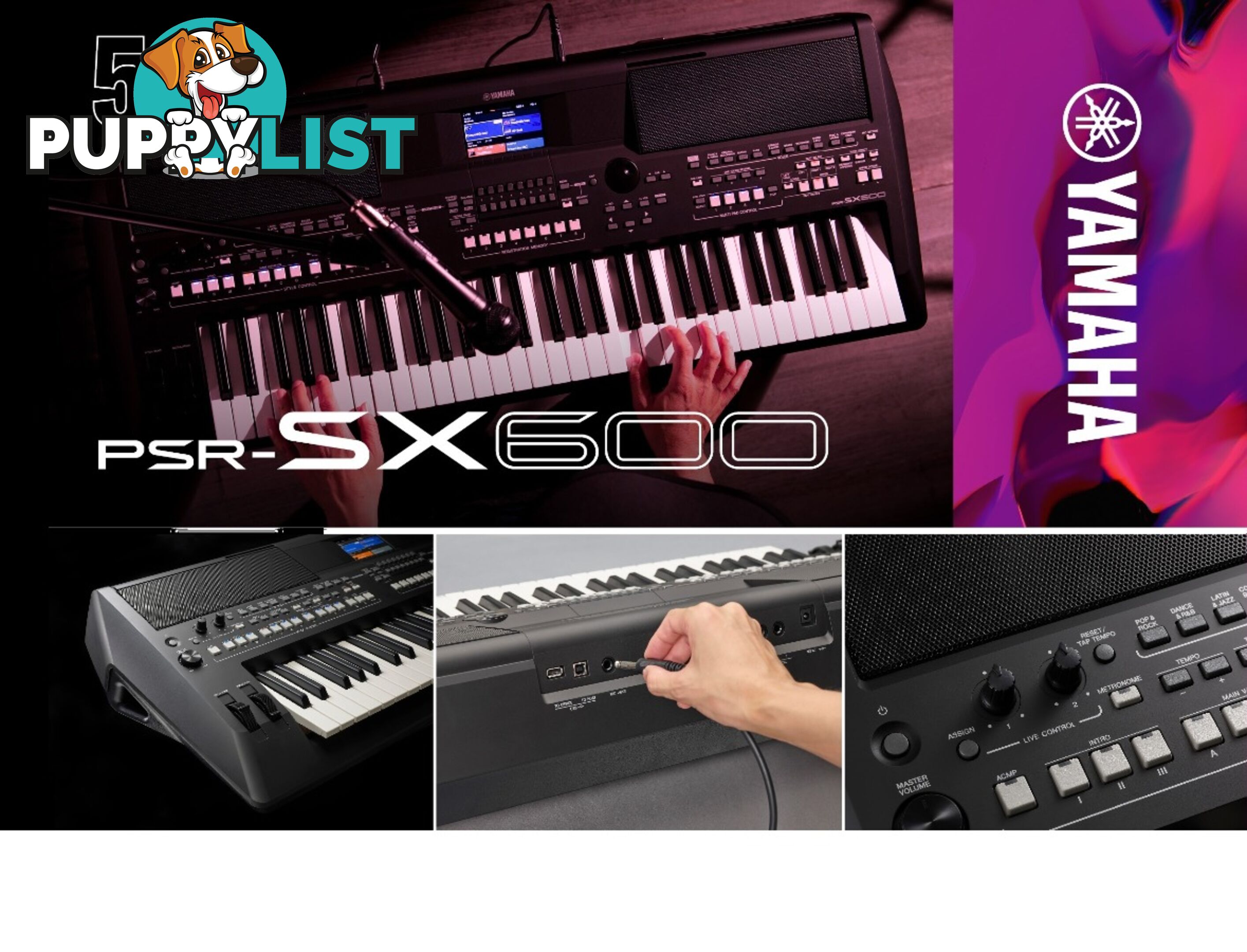 Yamaha  Arranger Workstations Keyboard ~The all new PSR-SX600