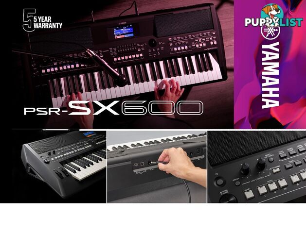 Yamaha  Arranger Workstations Keyboard ~The all new PSR-SX600