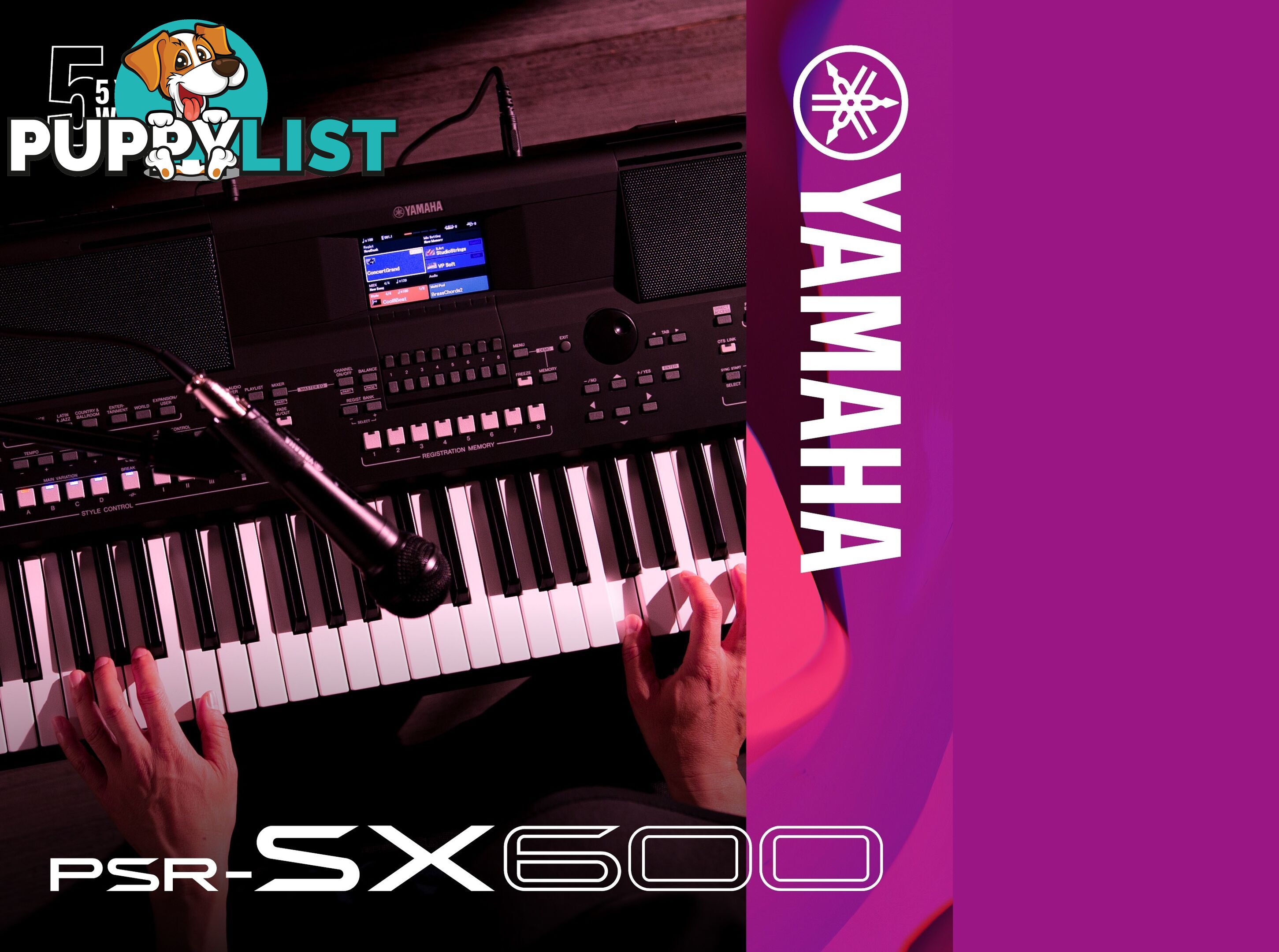 Yamaha  Arranger Workstations Keyboard ~The all new PSR-SX600