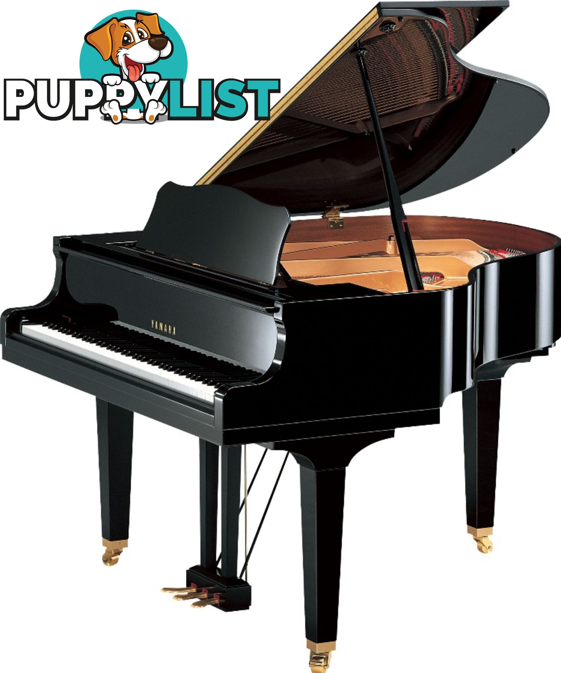  Yamaha Baby Grand Piano GB1K Ebony Polished 