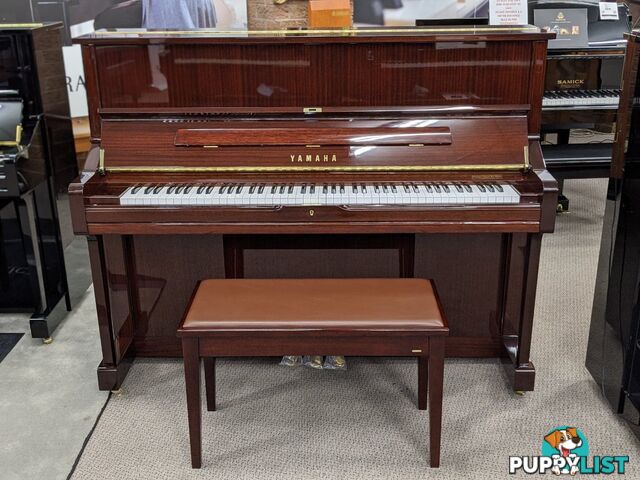 Yamaha U1 PMQ Acoustic Upright Piano Polished Mahogany