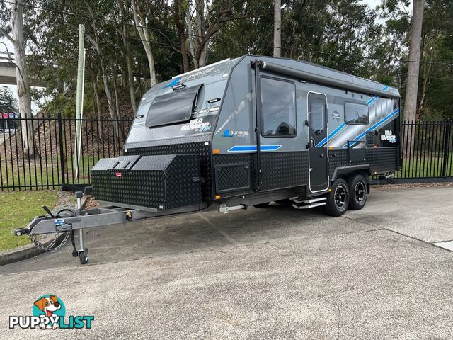 2024 21FT6 SUNRISE WILD WARRIOR OFFROAD ALUMINUM FRAMED CARAVAN