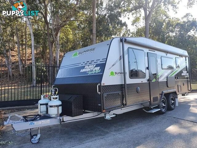 2024 21FT6 ALUMINIUM FRAMED SUNRISE FAMILY ADVENTURE SEMI OFFROAD