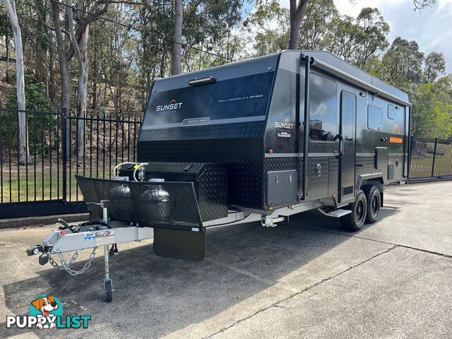 2024 21FT6 SUNSET OFFROAD FAMILY HORIZON DOUBLE BUNK VAN WITH 400AMP LITHIUM BATTERIES