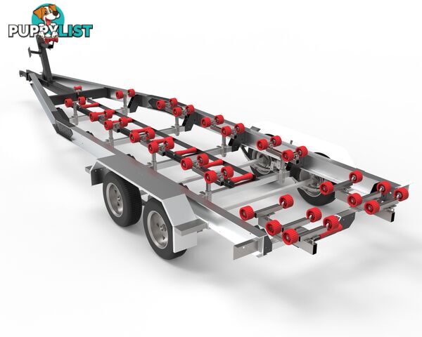 Swiftco 6.9 ALUMINIUM I BEAM Boat Trailer (3500kg) USA DEEMAXX Ventilated Brake system