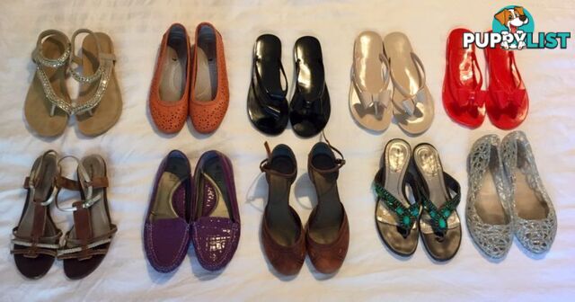 Woman's shoe collection