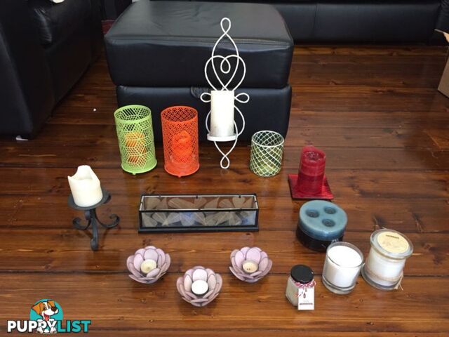 Decorative candle collection