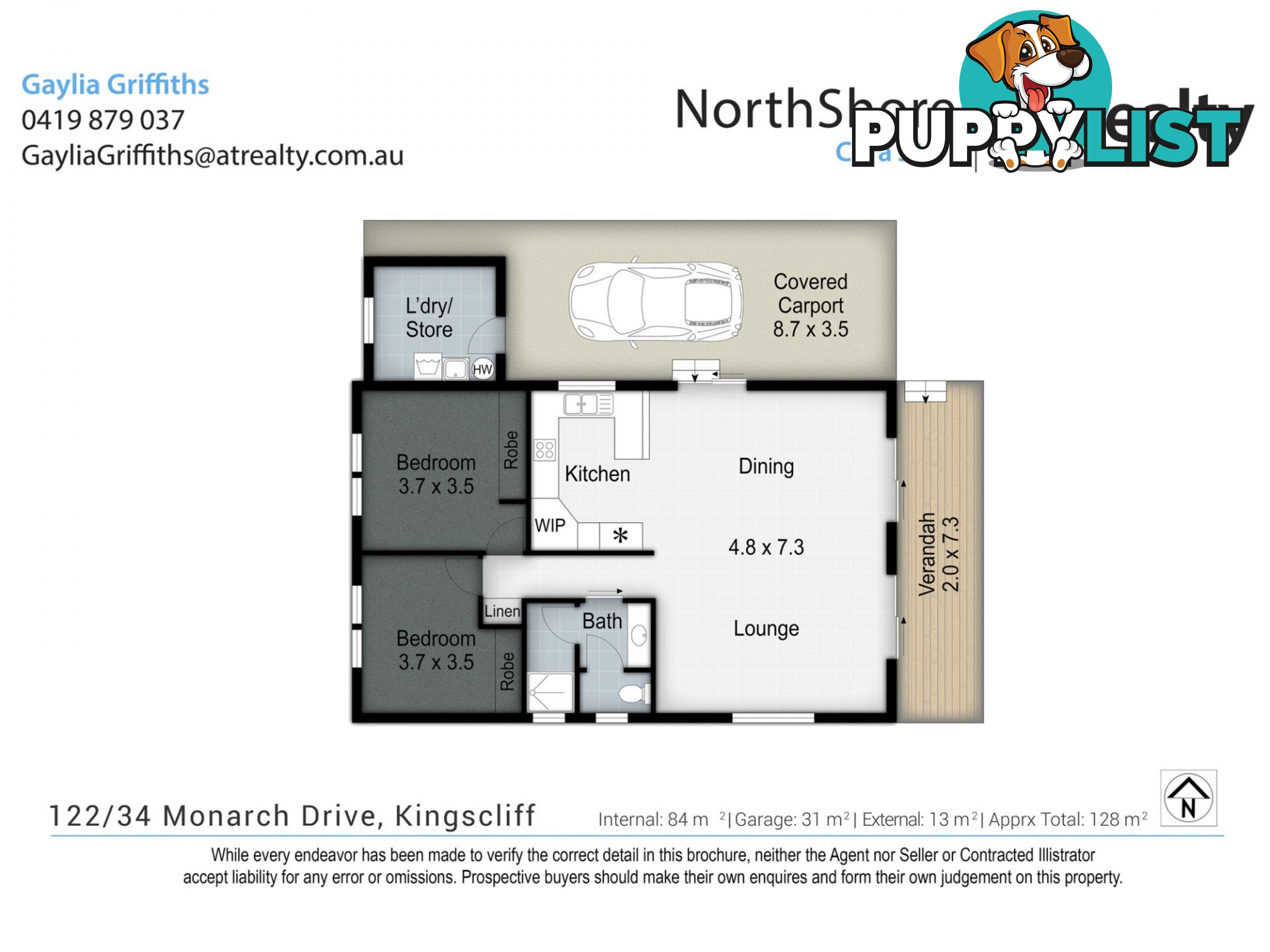 122 34 Monarch Drive Kingscliff NSW 2487