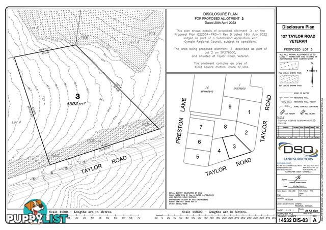 Lot 3 "Acres on Taylor" Veteran QLD 4570