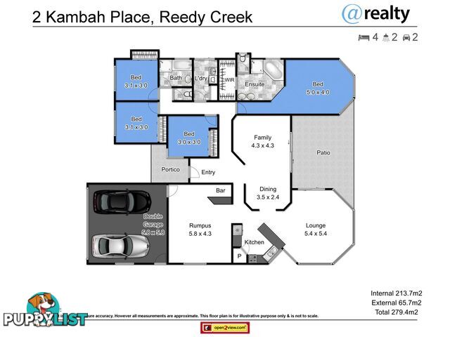 2 Kambah Place Reedy Creek QLD 4227