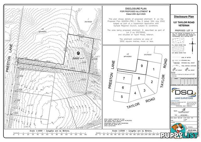 Lot 9 "Acres on Taylor" Veteran QLD 4570