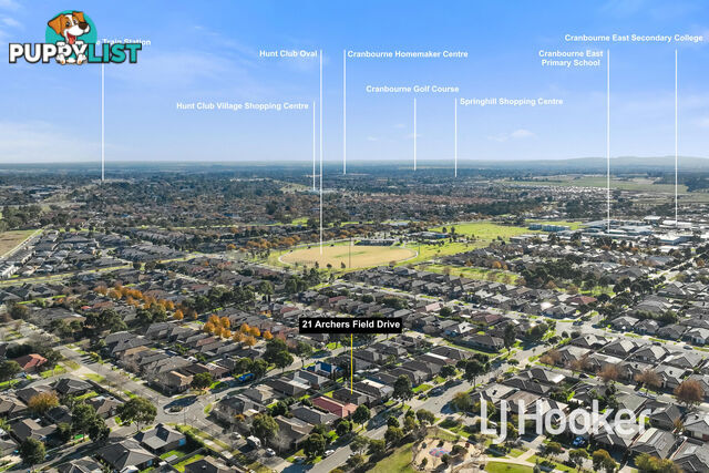21 Archers Field Drive CRANBOURNE EAST VIC 3977
