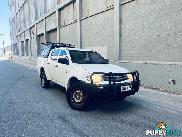 2012 MITSUBISHI TRITON GLX (4x4) 5 SP MANUAL 4x4 DOUBLE CAB UTILITY