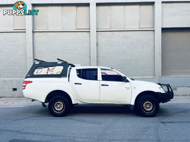 2012 MITSUBISHI TRITON GLX (4x4) 5 SP MANUAL 4x4 DOUBLE CAB UTILITY