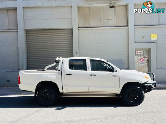 2008 TOYOTA HILUX SR (4x4) 5 SP MANUAL DUAL CAB P/UP TURBO DIESEL 