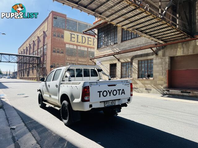 2008 TOYOTA HILUX SR (4x4) 5 SP MANUAL DUAL CAB P/UP TURBO DIESEL 