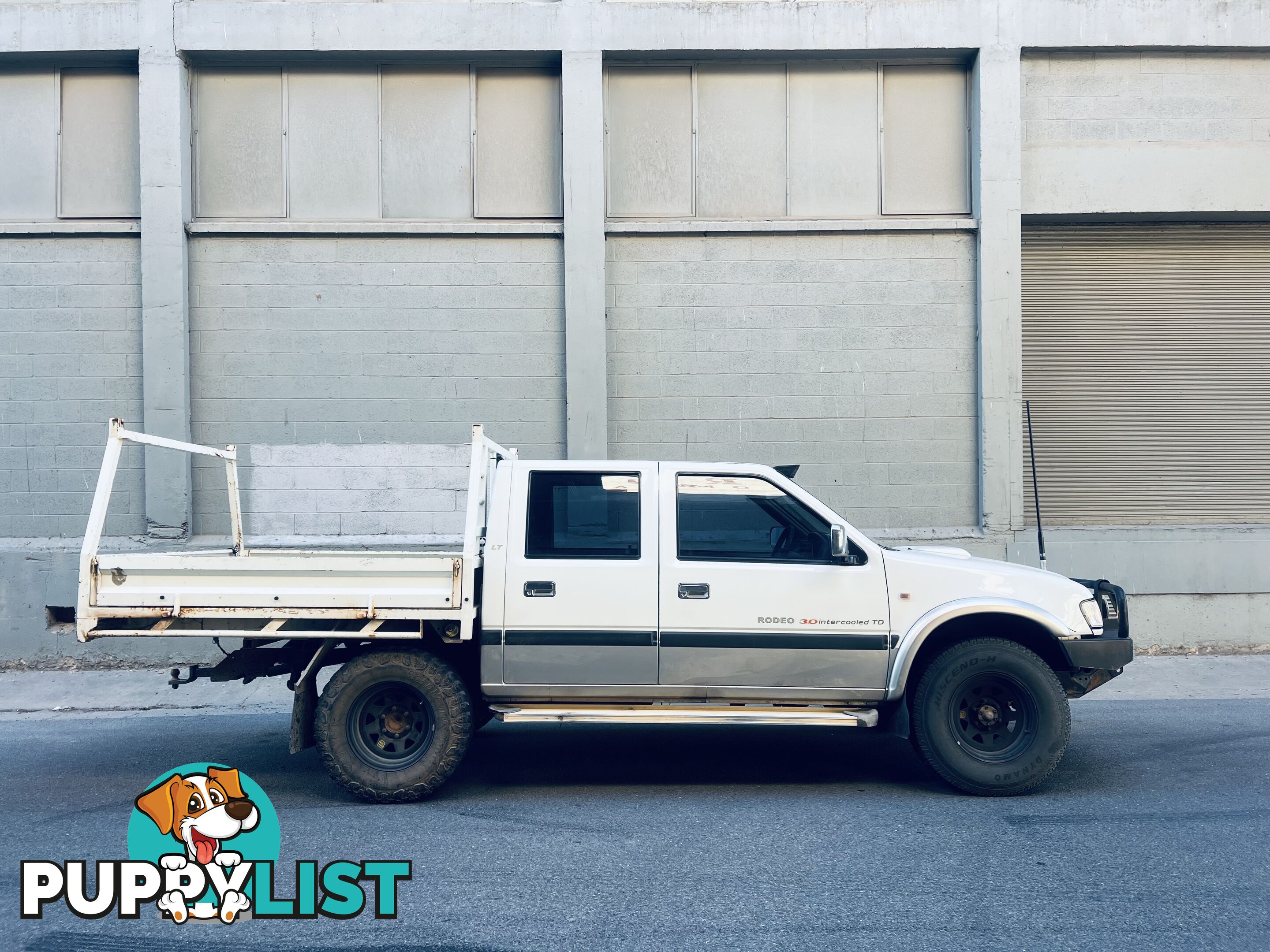 2002 HOLDEN RODEO LT SPORT (4x4) 5 SP MANUAL CREW CAB P/UP TURBO DIESEL 