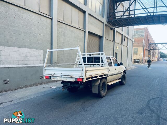 2002 HOLDEN RODEO LT SPORT (4x4) 5 SP MANUAL CREW CAB P/UP TURBO DIESEL 