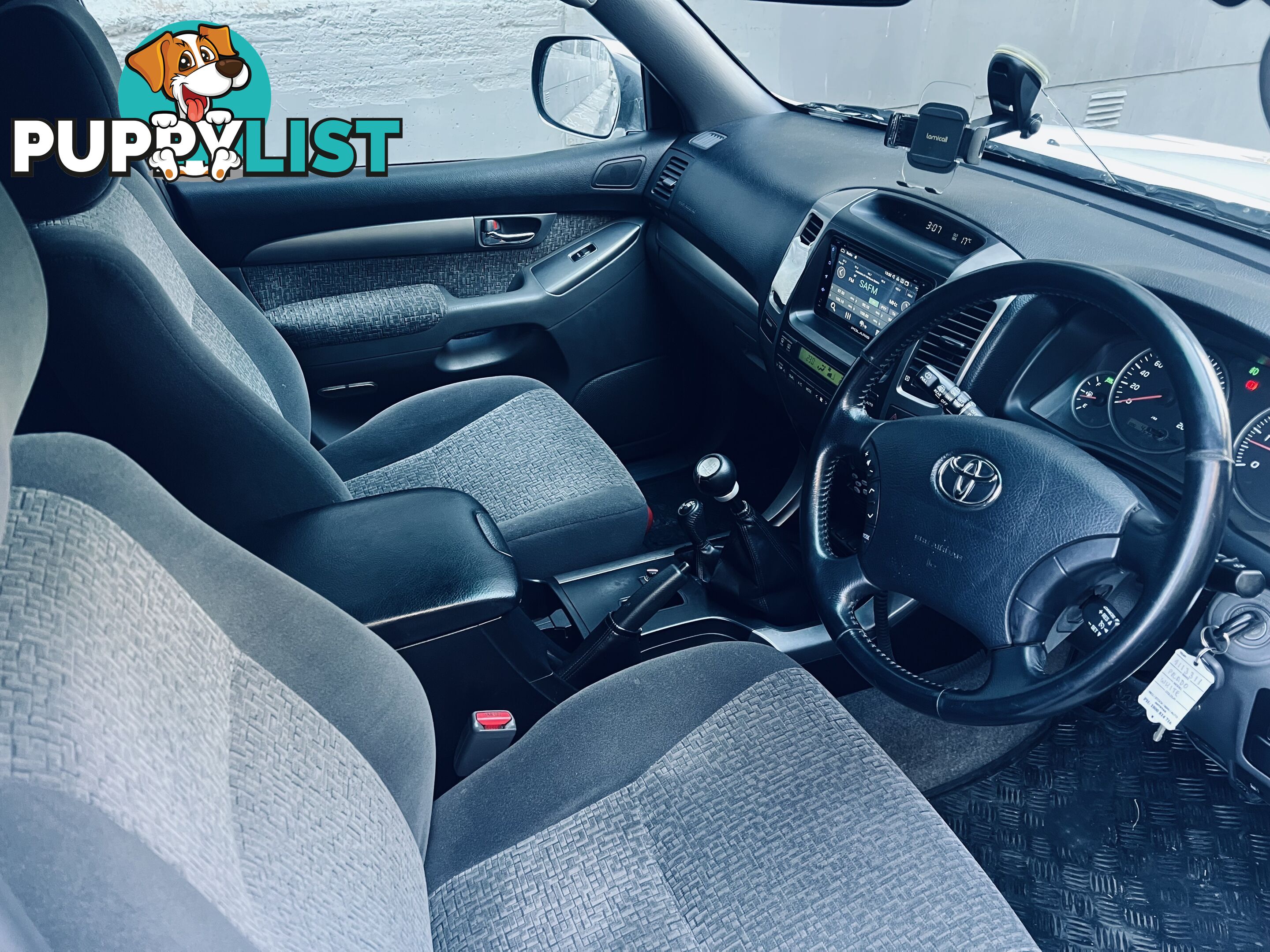 2007 TOYOTA LANDCRUISER PRADO GXL (4x4) 6 SP MANUAL 4D WAGON