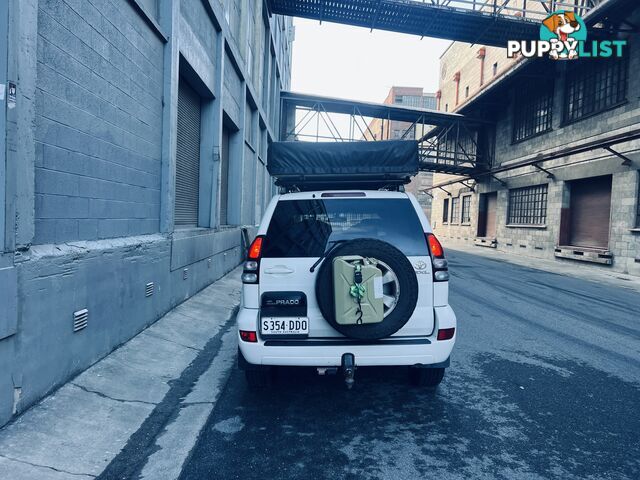 2007 TOYOTA LANDCRUISER PRADO GXL (4x4) 6 SP MANUAL 4D WAGON