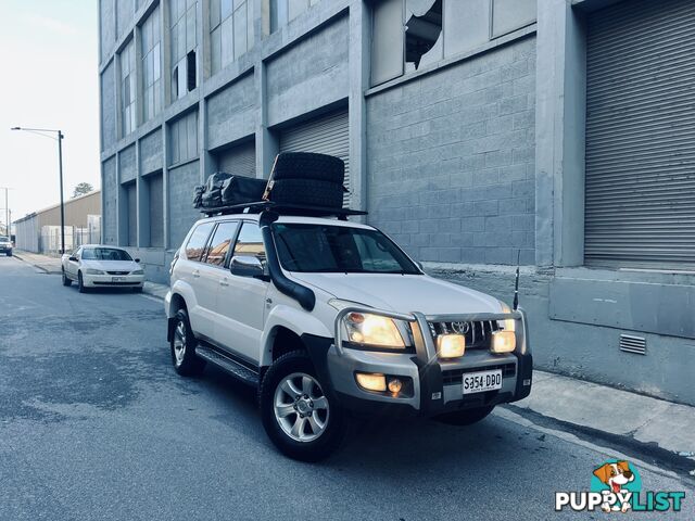 2007 TOYOTA LANDCRUISER PRADO GXL (4x4) 6 SP MANUAL 4D WAGON