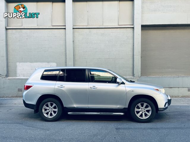 2012 TOYOTA KLUGER KX-R (4x4) 5 SEAT 5 SP AUTOMATIC 4D WAGON