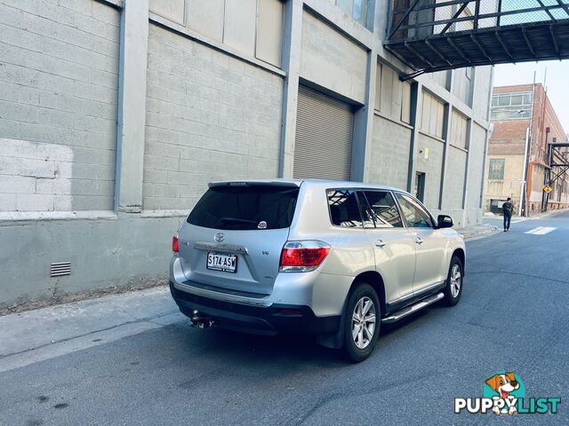 2012 TOYOTA KLUGER KX-R (4x4) 5 SEAT 5 SP AUTOMATIC 4D WAGON