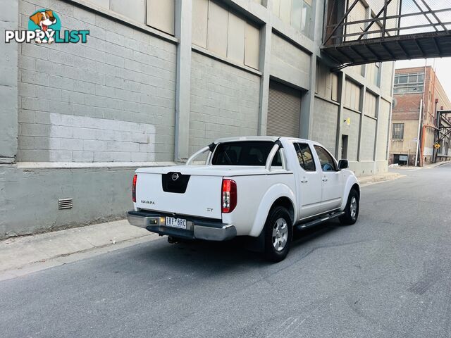 2010 NISSAN NAVARA ST (4x4) 5 SP AUTOMATIC DUAL CAB P/UP TURBO DIESEL