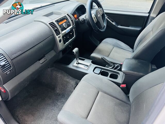 2010 NISSAN NAVARA ST (4x4) 5 SP AUTOMATIC DUAL CAB P/UP TURBO DIESEL