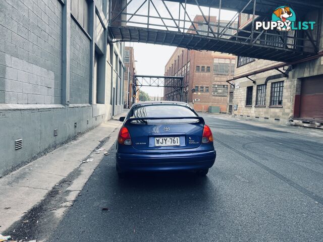 2000 TOYOTA COROLLA ULTIMA 4 SP AUTOMATIC 4D SEDAN