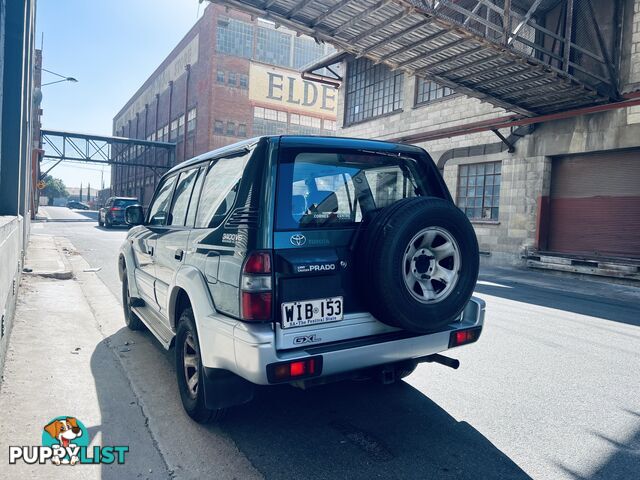 1997 TOYOTA LANDCRUISER PRADO GXL (4x4) 4 SP AUTOMATIC 4x4 4D WAGON