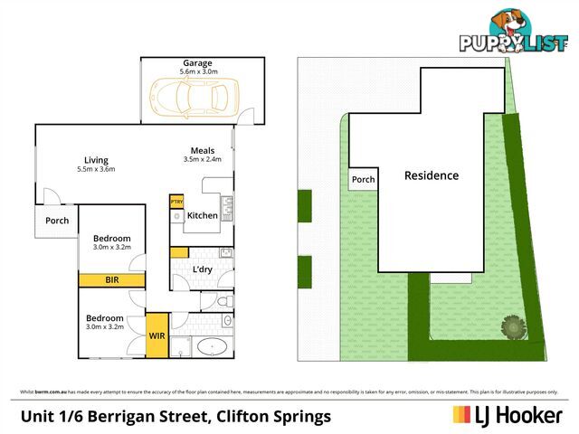 Unit 1/6 Berrigan Street CLIFTON SPRINGS VIC 3222