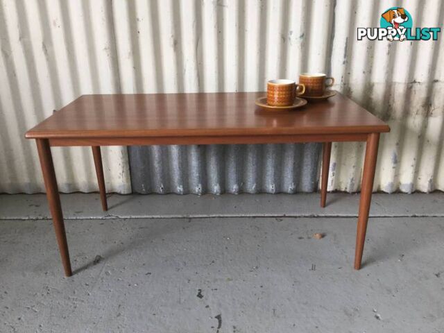 Vintage mid century coffee table Classic Danish style. Parker