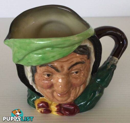 Royal Doulton character/Toby jug #5 Sairey Gamp D 5528 Good c