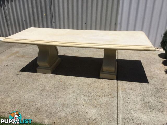 Stone look Fiberglass Outdoor Table