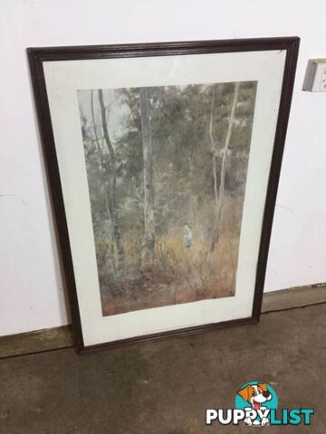 Framed print #19 McCubbin print 64cm x95cm $20