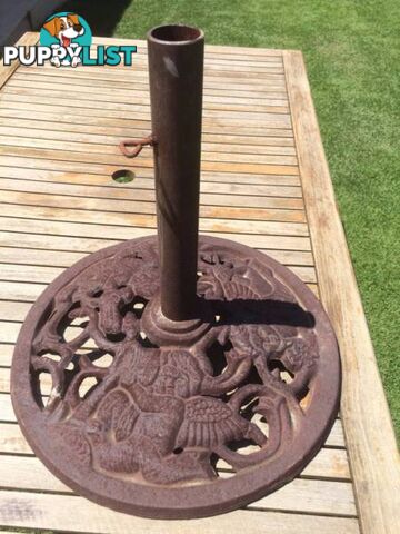 Umbrella Base cast iron Base D 47cm Post size 4cm $30