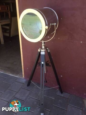 Floor lamp tripod studio lamp #1 As new. Height 116cm $120