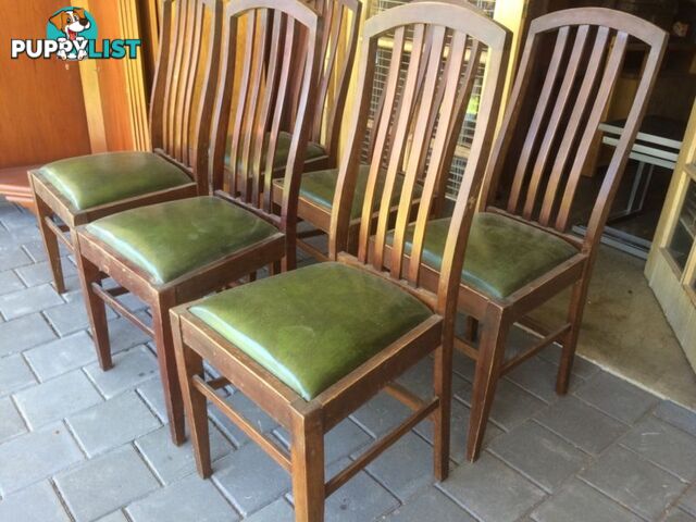 Vintage mid century Dining Chairs x 6