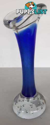 Aseda scandinavian bud vase sapphire blue Height 21 cm Good c