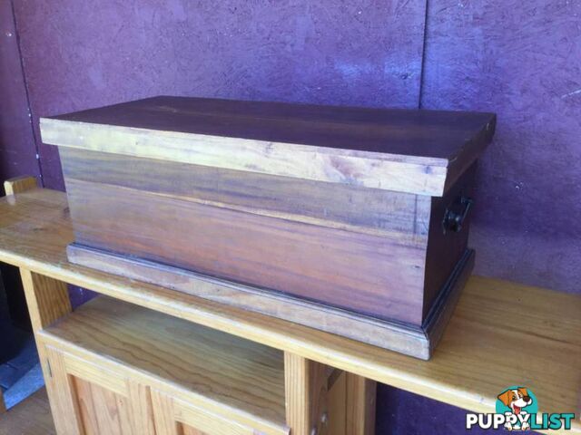 Timber Trunk Toy box storage Box Handles on each end. Hinged top