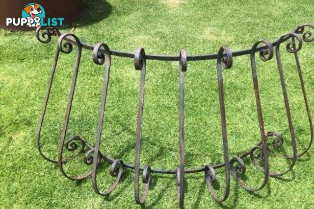 Wrought iron balcony balustrade .Barcelona Faux Balcony railing