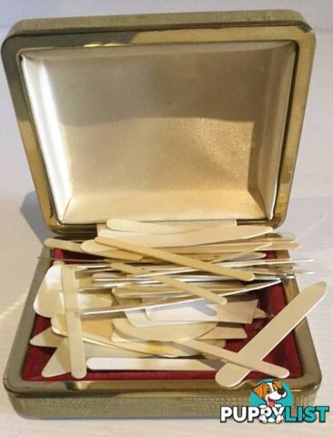 63 vintage gentlemen collar stays All shapes and sizes From Eng